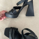 Abound  Tracy Black Platform Heeled Sandal Size 8 Photo 8