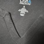 Croft & Barrow  Plain Black Tee Shirt; NWOT; size XL Photo 2