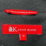 Anne Klein  Women's 100% Wool Black Coat Size 12 Photo 7