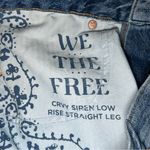 Free People Curvy Siren Low Rise Straight Leg Jeans women’s size 26 Photo 11