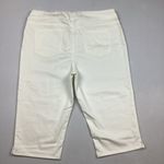 Chico's Chico’s White Capri Denim Pull on shorts Photo 1