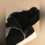 Steve Madden women black sued platform Wanda boots US 6.5 Photo 4