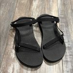 Teva  Black slim strap Velcro Sandals size 6 Photo 0