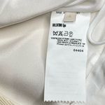 Valentino Garavani Valentino 𑁍 Chic Rose Lace Appliqué Ribbed Wool Pencil Skirt 𑁍 Cream Size 4 Photo 10