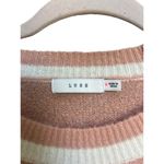 Lush Clothing Lush Nordstrom Mauve Cream Long Sleeve Sweater Size‎ Medium New without Tags Photo 4