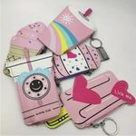 Kawaii Ice Cream Cone Coin Purse – Pink Sprinkles NWT Photo 3