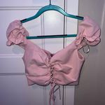 White Fox Boutique White Fox Pink Crop Top Photo 2