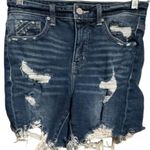 Buckle  Black Destroyed Denim Shorts‎ Photo 0