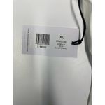 We Wore What NEW Sport Cami XL Optic White Crisscross Athletic Scoop Neck Crop Photo 3