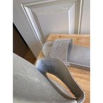 Bebe  Women's Rhinestone Embellished Silver Slide Sandals Size 11 Sku 2984 Photo 8