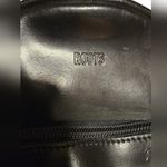 Roots  Black Leather Mini Backpack / Purse Photo 3