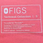 FIGS  Scrub Top Neon Pink Casma Three-Pocket S Photo 1