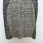 Diane Von Furstenberg  Dress Size 6 Black White Animal Print‎ Sheath Career Luxe Photo 8