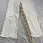 William Rast Sz 30 White High Rise Flare Crop Denim Jeans Photo 2