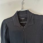 ME+EM Polo Collar Maxi Dress Long Sleeve Zip Black 12 Photo 2