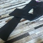 Edikted  Black Coated‎ Flare Jeans Size Small Photo 1