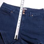 L.E.I High Rise Tatum Denim Stretch Jean Shorts 11 Juniors Dark Wash Indigo Photo 5