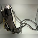 Fossil A Rare Vintage Soft Leather  Campbell Gray Crossbody Handbag Photo 2