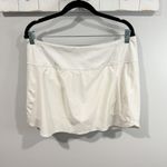 Athleta  Run With It 14" Skort White L EUC Photo 1