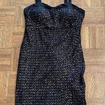 Haute Monde NWOT Black Sequin Dress Photo 0