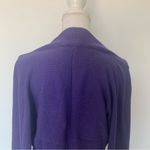 CAbi Sunday Violet Purple Cropped Ribbed Knit Button Cardigan Style 5834 Size L Photo 9