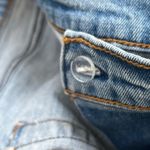 Abercrombie & Fitch NWT 90s Ultra High Rise Crossover Waist Slim Straight | 18S Photo 7