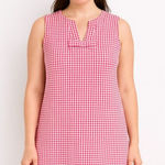Sailor Sailor Pink & White Gingham Sleeveless V Photo 0