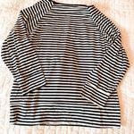 Coldwater Creek Striped Long Sleeve Top Size Medium 10/12 Photo 1