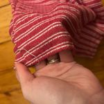 Reformation  Olina Red Striped Lounge Knit Wide Leg Pants hemmed xS Photo 2