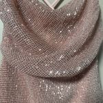 NWT Revolve x NBD Mark Mini Dress in Copper Sequin cross back strap size Small Gold Photo 6