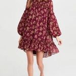 CINQ A SEPT Zola Dress in Merlot/Starfruit NWT Size 6 Red Photo 0