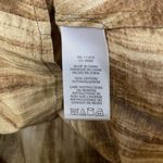 Michael Kors Women Long Sleeve Button Down Shirt 100% cotton Size Large Abstract Photo 10