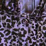 Harvé Benard Harve Benard Crinkle Blouse Goth 3/4 Sleeve Button Down Ruffle Detail Medium Photo 6