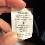 Vince  Women’s Navy Blue Tapered Cropped Ankle Dress Pant Trousers Size 4 Pockets Photo 4