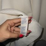 Rebecca Minkoff White Ribbed Fit & Flare Knit Dress Size Large Photo 3