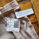 Jaclyn Smith  Summer Crepon Wide Leg Belted Linen Pants Tan Size Large Photo 2