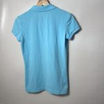 Lilly Pulitzer Polo Blue Island Transdry Palm Tree Golf Casual Preppy XS Photo 1