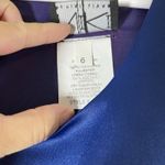 VTG Niki by Niki Livas Dance Prom May Event Occasion Maxi Dress Sz 6 Blue Photo 3