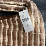 Melie Bianco Anthropologie  The Brigitte Satchel Raffia Edition Photo 6