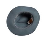 Anthropologie  Women's Blue Wool Fedora Hat One Size Travel Friendly Photo 6