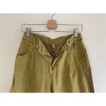 Urban Outfitters UO Green Khaki High Waisted Straight Leg Jeans Utility Goblin Dark Academia Boho Photo 3