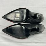 Vic Matie Ankle Boots Sz 39 Soft Leather Black & Red Pointed Toe Booties Photo 4