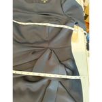 XScape  Boat Neck Long Sleeve Cut-Out Ruched Side Bow Gown Size 14W Photo 8