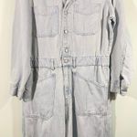 Universal Threads Universal Thread Women Light Blue Denim Baggy Straight Leg Jumpsuit Size 14 NWT Photo 4