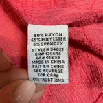 Habitat  Stretch Pucker Ruched Collar Jacket Coral Pink Size XL Photo 4