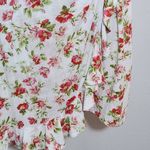 MINKPINK Green and Pink Floral Mini Dress Size Medium Wedding Guest Dress Photo 4