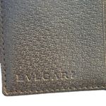 BVLGARI  Brown Bifold Classic Snap Wallet Authentic Photo 7