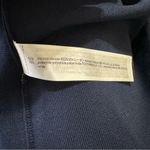 ZARA New Navy Blue Elegant Round Neck Knit Cape Dress Slit Long Sleeves Size S Photo 16