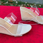 A New Day Nwt  Womens Ansel Double Band Open Toe Wedge Heels size 7 Photo 0