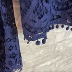 Tularosa Holly Top Blue Lace Pom Pom Photo 5